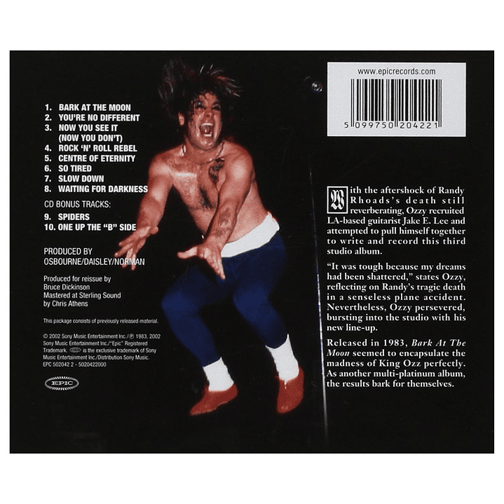 OZZY OSBOURNE - BARK AT THE MOON / CD 2