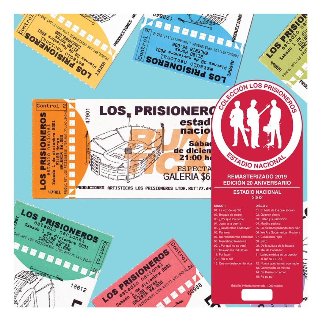 LOS PRISIONEROS - ESTADIO NACIONAL VOL.1 (2LP) / VINILO 4