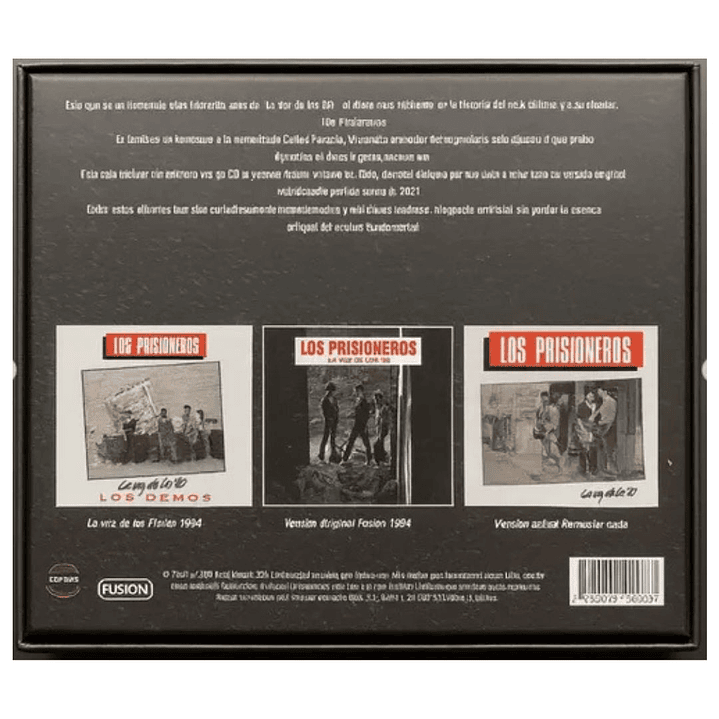 LOS PRISIONEROS - LA VOZ DE LOS 80 (BOX 40TH) (3CD) / CD 2