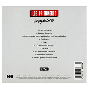 LOS PRISIONEROS - LA VOZ DE LOS 80 (DIGIPACK) / CD