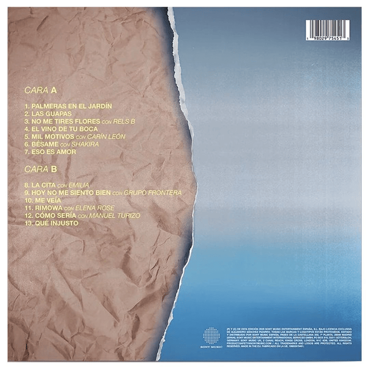 ALEJANDRO SANZ - Y AHORA QUE + / VINILO 2