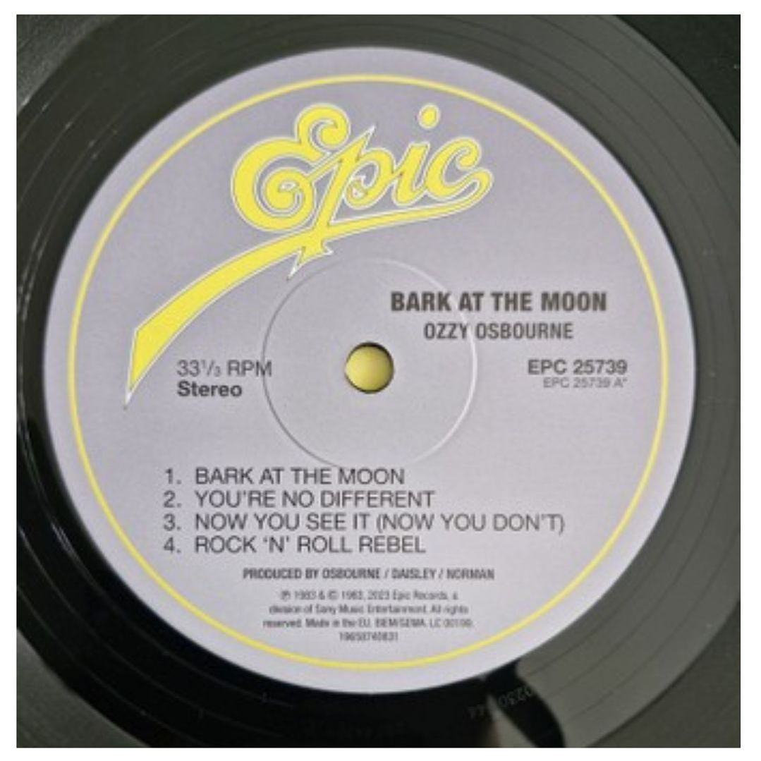 OZZY OSBOURNE - BARK AT THE MOON / VINILO 7