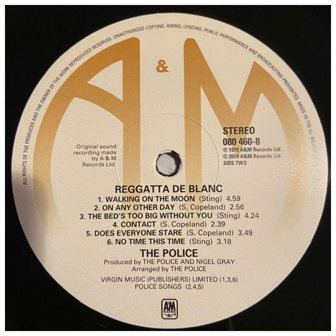 THE POLICE - REGGATTA DE BLANC / VINILO 5