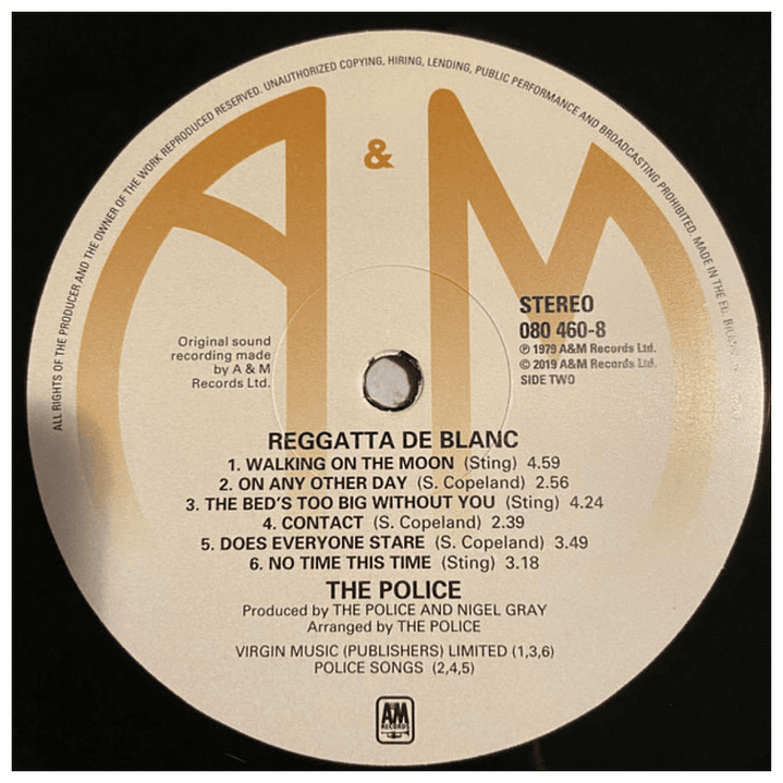 THE POLICE - REGGATTA DE BLANC / VINILO 5