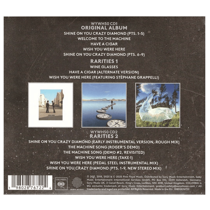 PINK FLOYD - WISH YOU WERE HERE (50TH ANNIVERSARY) (2CD) / CD 2