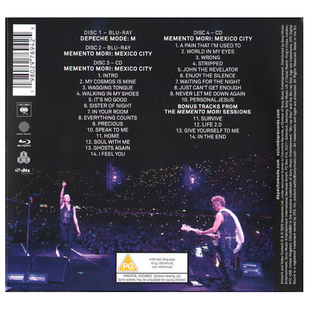 DEPECHE MODE - M (2CD+2BLU-RAYS) / CD 3