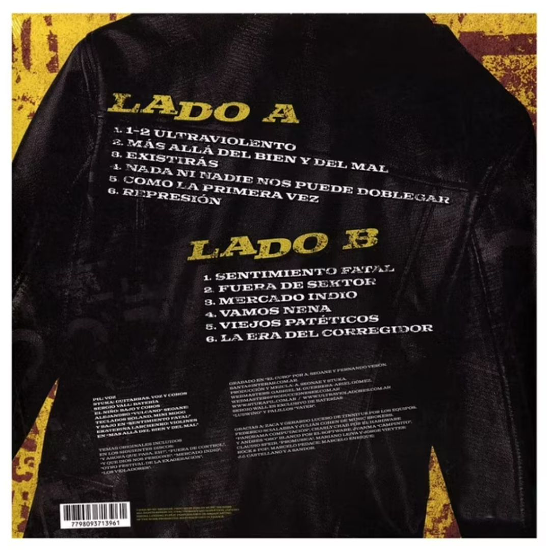 LOS VIOLADORES - LO MEJOR (YELLOW VINYL) / VINILO 2