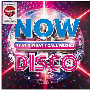 NOW DISCO - VARIOUS (COLOUR VINYL) (2LP) / VINILO
