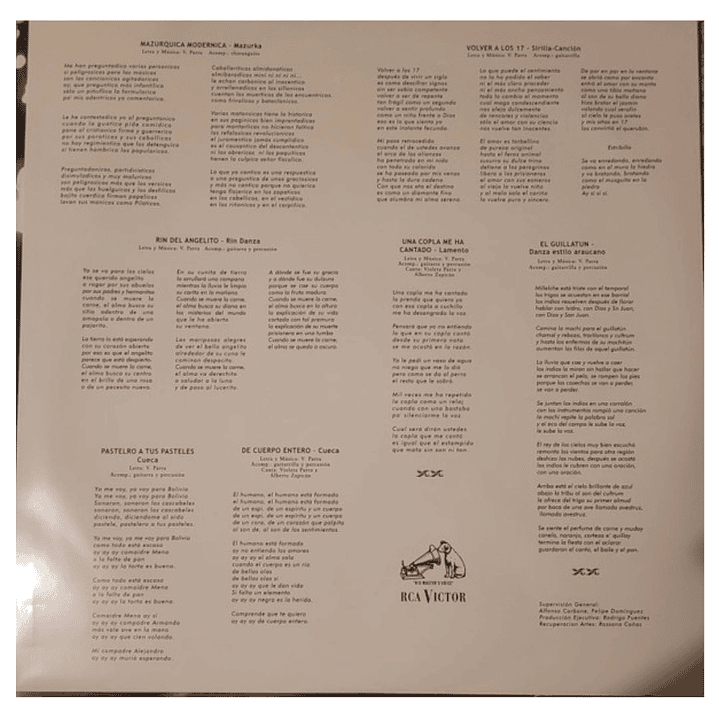 VIOLETA PARRA - LAS ULTIMAS COMPOSICIONES (VIOLET VINYL) / VINILO 4