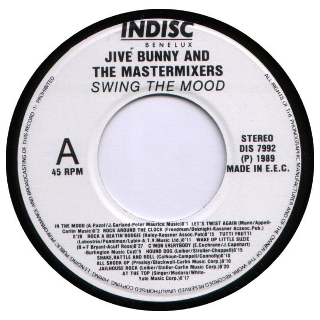 JIVE BUNNY AND THE MASTERMIXERS - SWING THE MOOD / 7