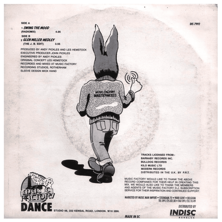 JIVE BUNNY AND THE MASTERMIXERS - SWING THE MOOD / 7