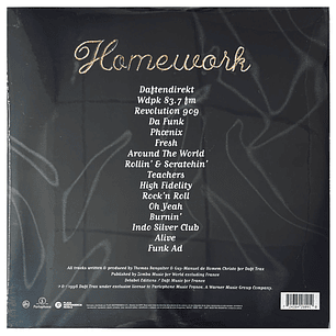 DAFT PUNK - HOMEWORK (2LP) / VINILO