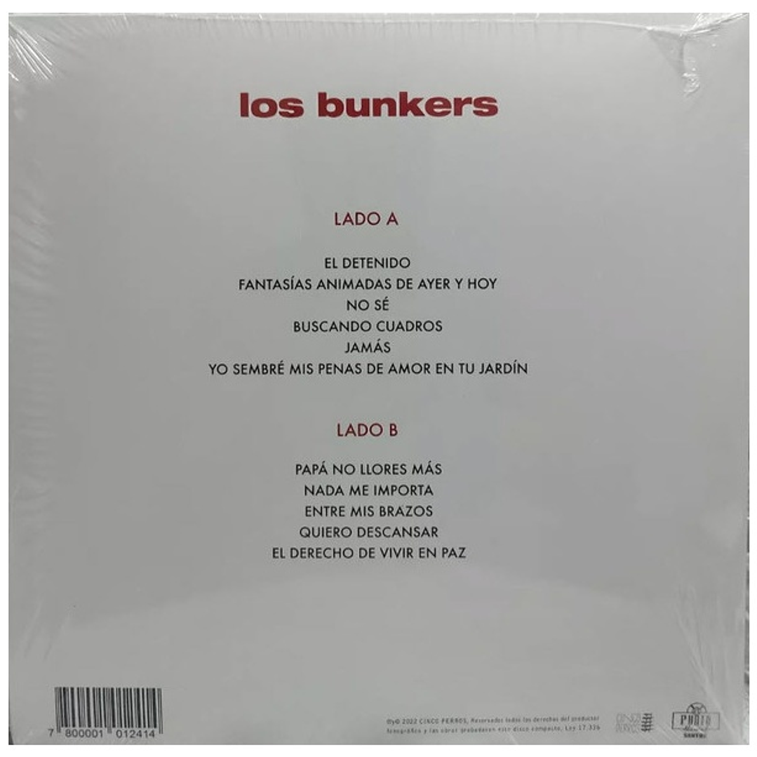 LOS BUNKERS - LOS BUNKERS (ABIERTO) / VINILO USADO 2