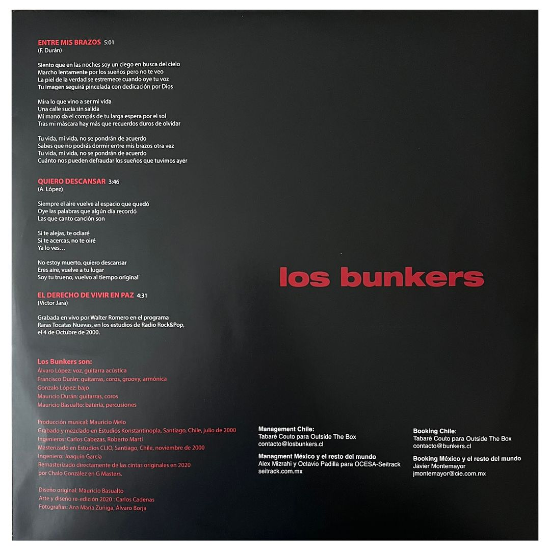 LOS BUNKERS - LOS BUNKERS (ABIERTO) / VINILO USADO 8