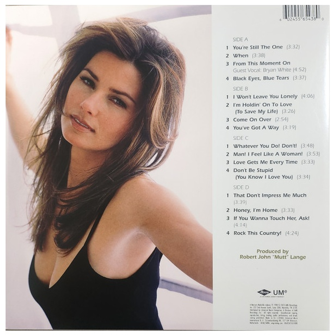 SHANIA TWAIN - COME ON OVER (BLUE VINYL) (2LP) / VINILO 2
