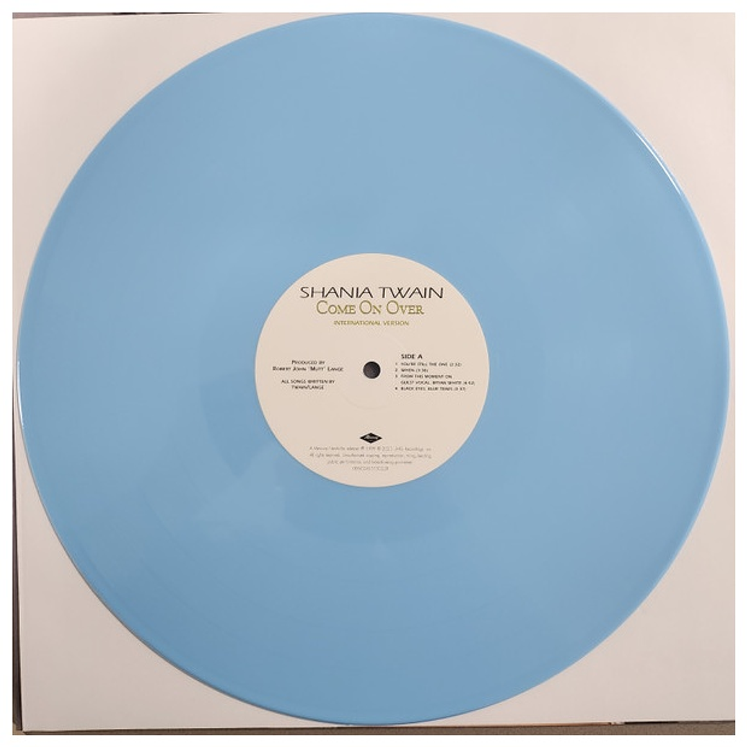 SHANIA TWAIN - COME ON OVER (BLUE VINYL) (2LP) / VINILO 3