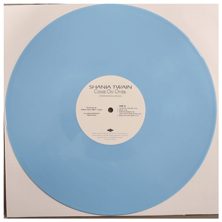 SHANIA TWAIN - COME ON OVER (BLUE VINYL) (2LP) / VINILO 3