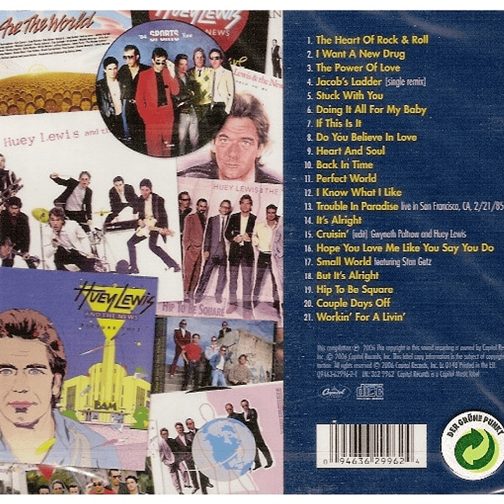 HUEY LEWIS & THE NEWS - GREATEST HITS / CD 2