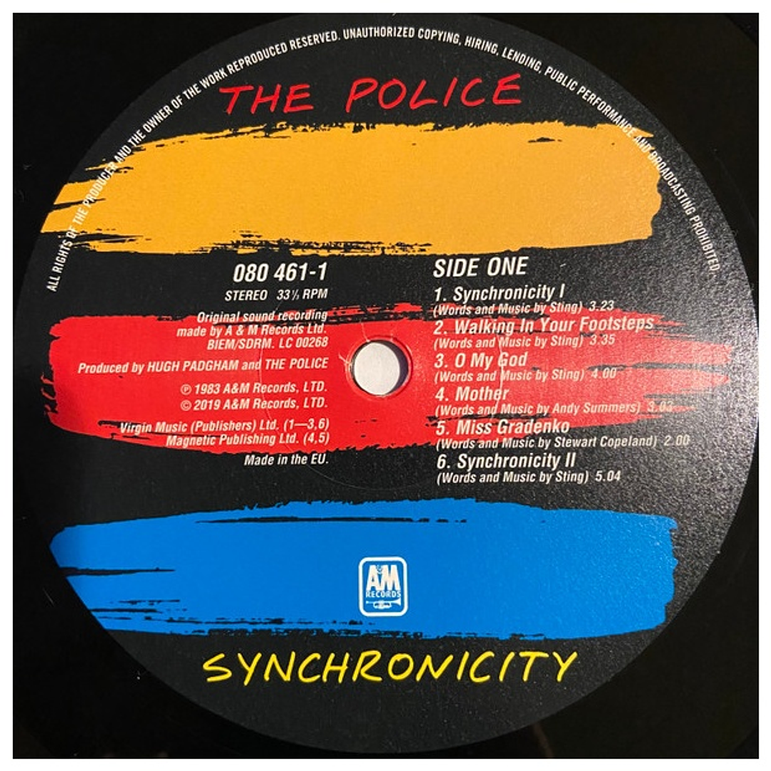 THE POLICE - SYNCHRONICITY / VINILO 4