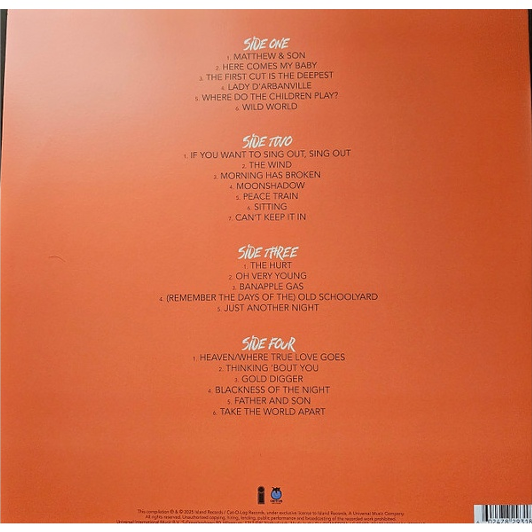 CAT STEVENS - GREATEST HITS (BLUE VINYL) (2LP) / VINILO 2