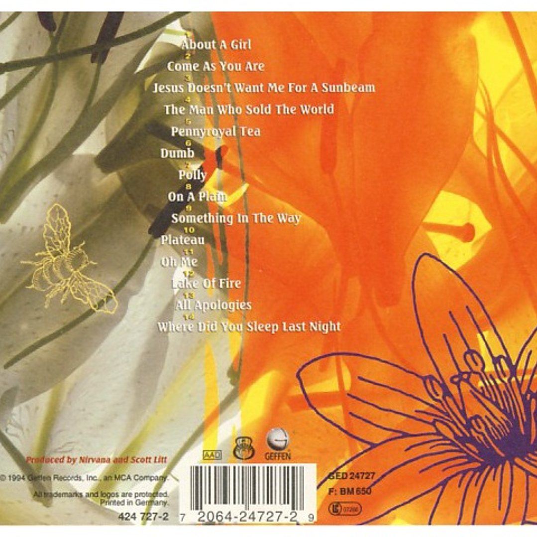 NIRVANA - MTV UNPLUGGED IN NEW YORK / CD 2