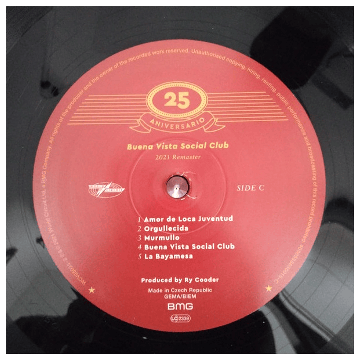 BUENA VISTA SOCIAL CLUB - BUENA VISTA SOCIAL CLUB (DELUXE) (2LP) / VINILO 8