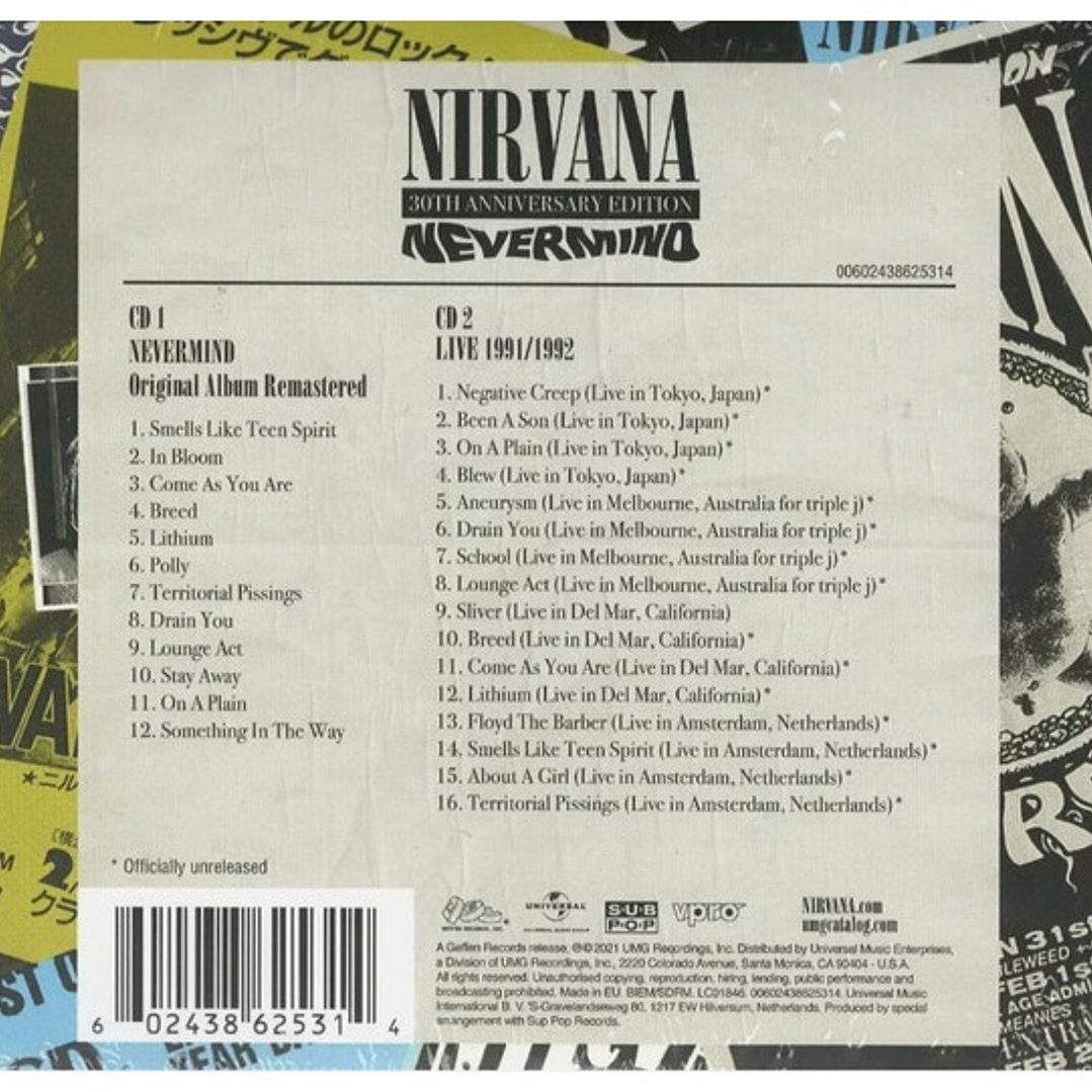 NIRVANA - NEVERMIND (DELUXE EDITION) (2CD) / CD 2