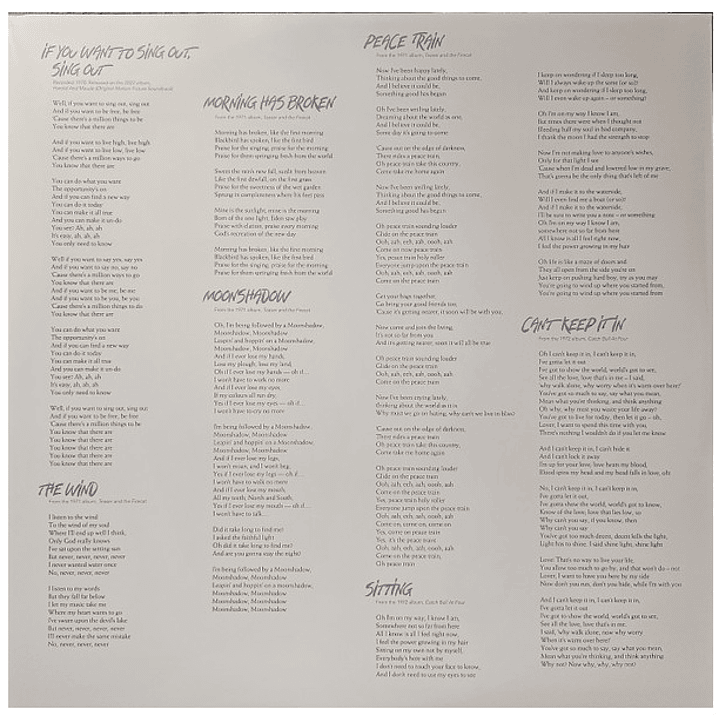 CAT STEVENS - GREATEST HITS (BLUE VINYL) (2LP) / VINILO 6