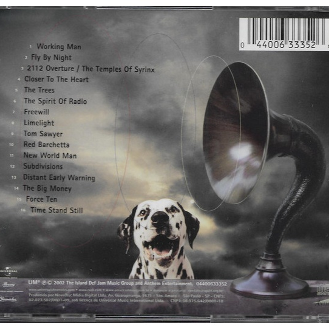 RUSH - SPIRIT OF RADIO: GREATEST HITS (1974-1987) / CD 2