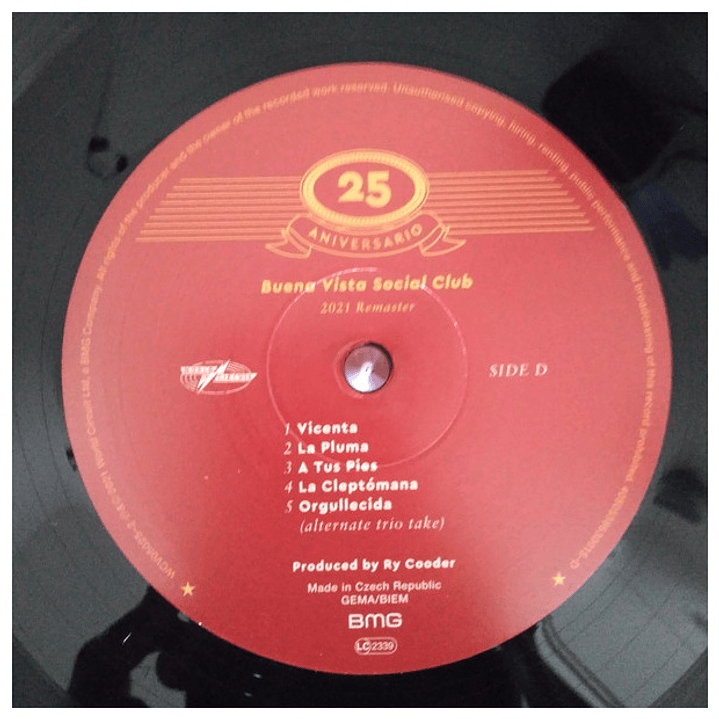 BUENA VISTA SOCIAL CLUB - BUENA VISTA SOCIAL CLUB (DELUXE) (2LP) / VINILO 9