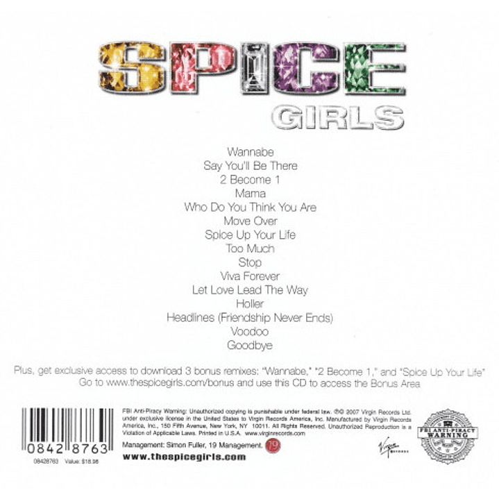 SPICE GIRLS - GREATEST HITS / CD 2