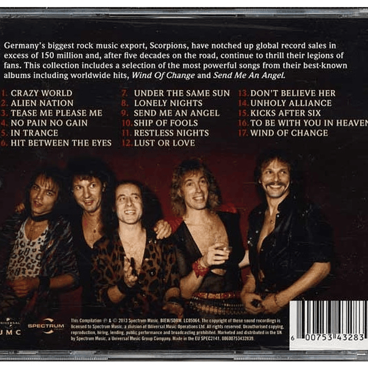 SCORPIONS - WIND OF CHANGE: THE COLLECTION / CD 2