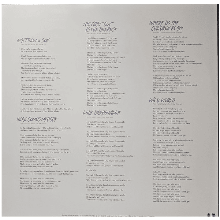 CAT STEVENS - GREATEST HITS (BLUE VINYL) (2LP) / VINILO 7