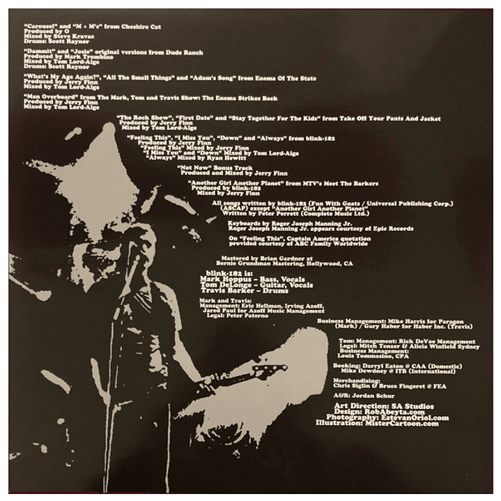 BLINK-182 - GREATEST HITS (2LP) / VINILO 7