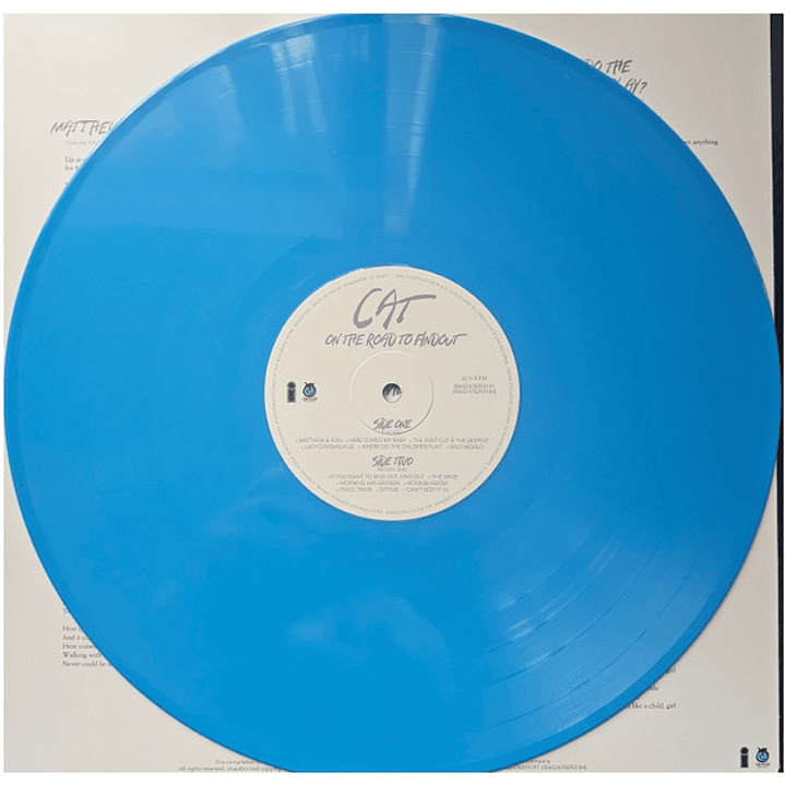 CAT STEVENS - GREATEST HITS (BLUE VINYL) (2LP) / VINILO 9