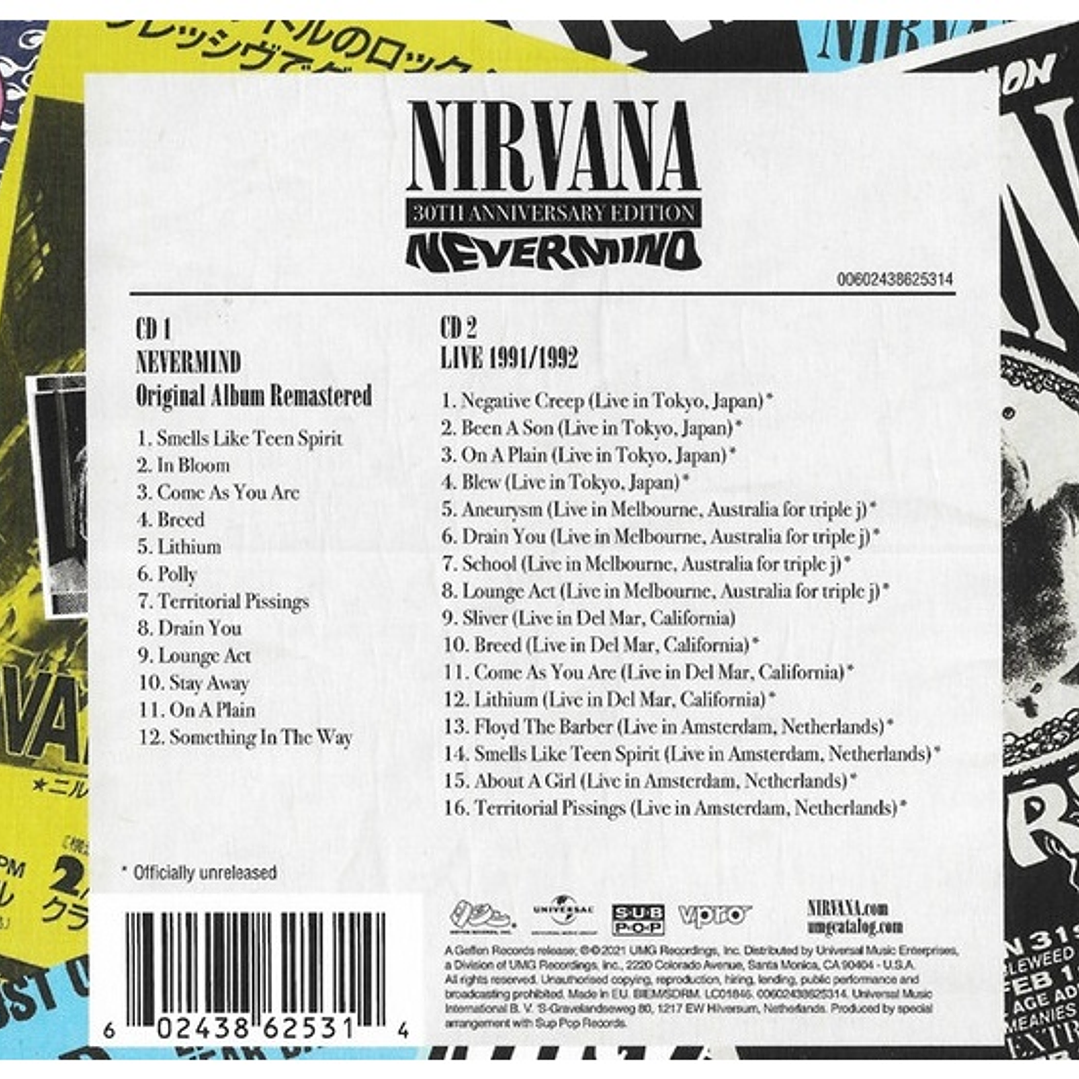 NIRVANA - NEVERMIND (DELUXE EDITION) (2CD) / CD 5