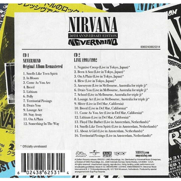 NIRVANA - NEVERMIND (DELUXE EDITION) (2CD) / CD 5
