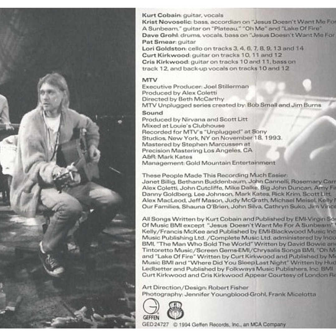 NIRVANA - MTV UNPLUGGED IN NEW YORK / CD 6