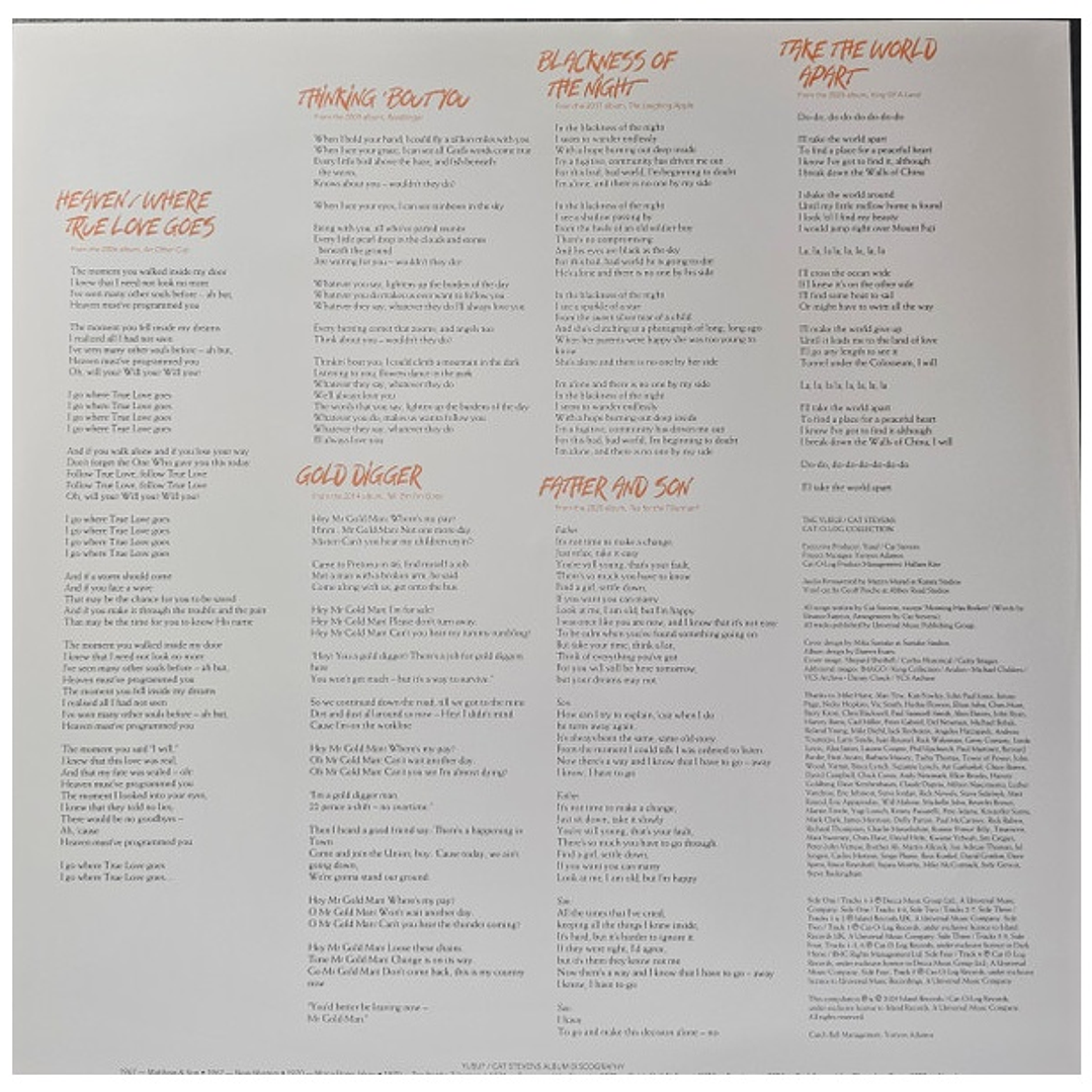 CAT STEVENS - GREATEST HITS (BLUE VINYL) (2LP) / VINILO 10