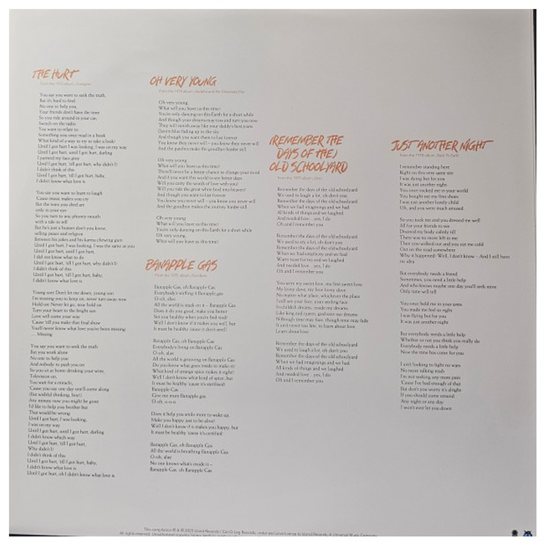 CAT STEVENS - GREATEST HITS (BLUE VINYL) (2LP) / VINILO 11