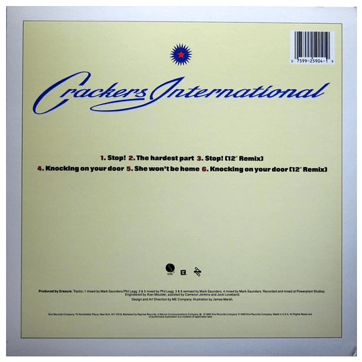ERASURE - CRACKERS INTERNATIONAL / 12
