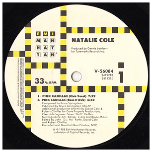 NATALIE COLE - PINK CADILLAC / 12