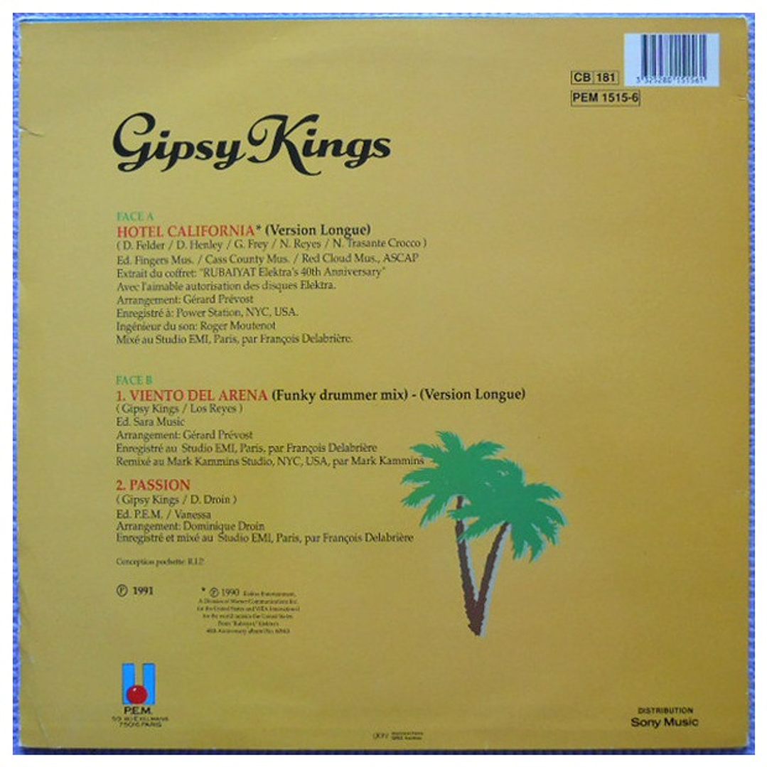 GIPSY KINGS - HOTEL CALIFORNIA / 12