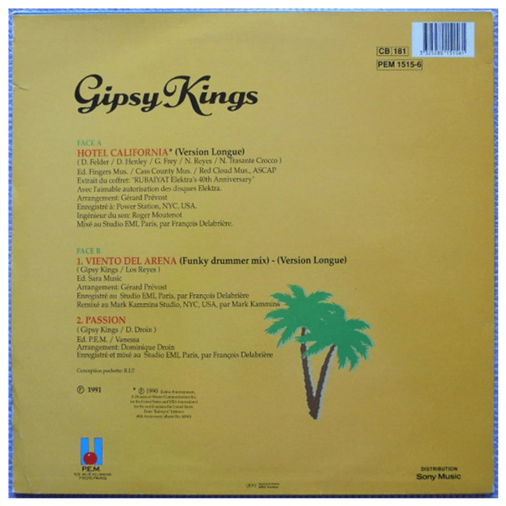 GIPSY KINGS - HOTEL CALIFORNIA / 12