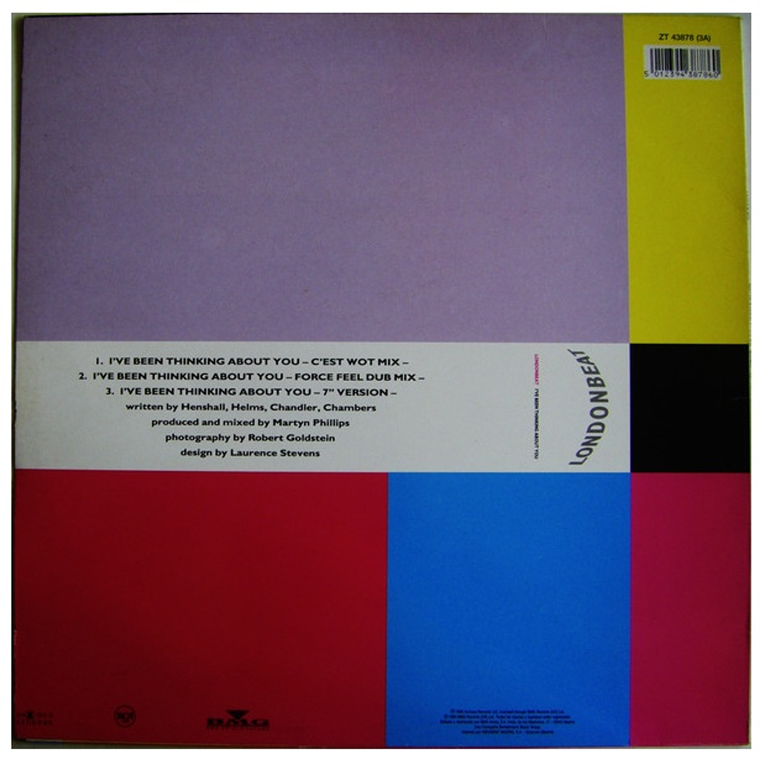 LONDONBEAT - I'VE BEEN THINKING ABOUT YOU / 12