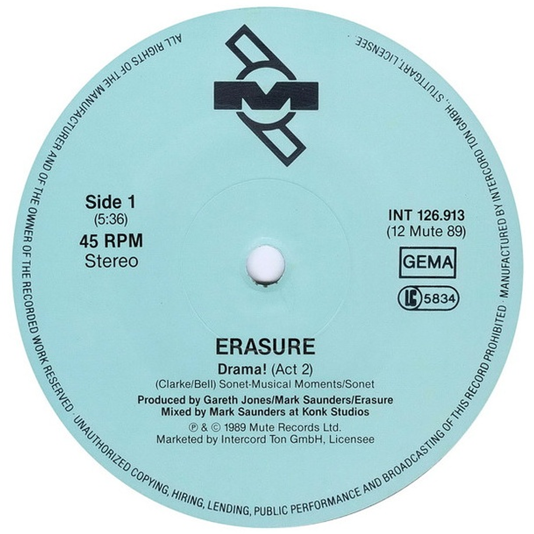 ERASURE - DRAMA! / 12