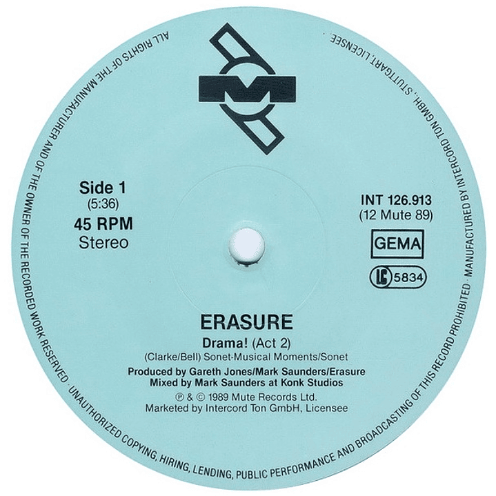 ERASURE - DRAMA! / 12