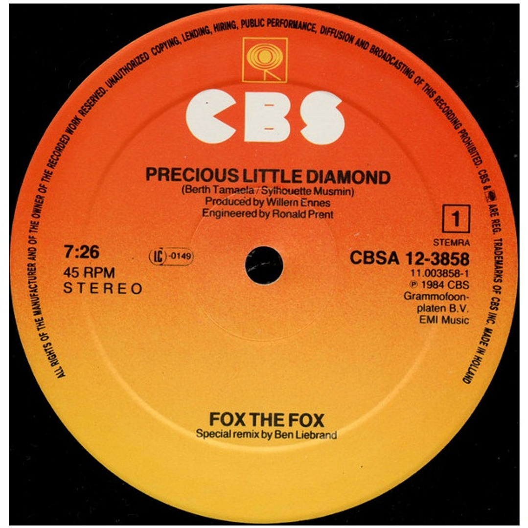 FOX THE FOX - PRECIOUS LITTLE DIAMOND (SPECIAL REMIX) / 12