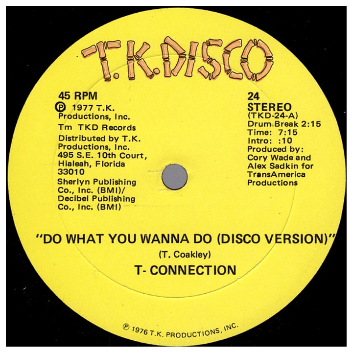 T-CONNECTION - DO WHAT YOU WANNA DO / 12