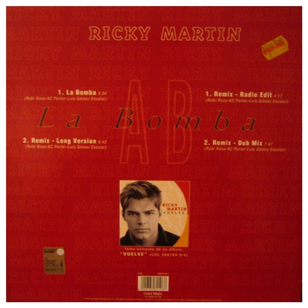 RICKY MARTIN - LA BOMBA / 12